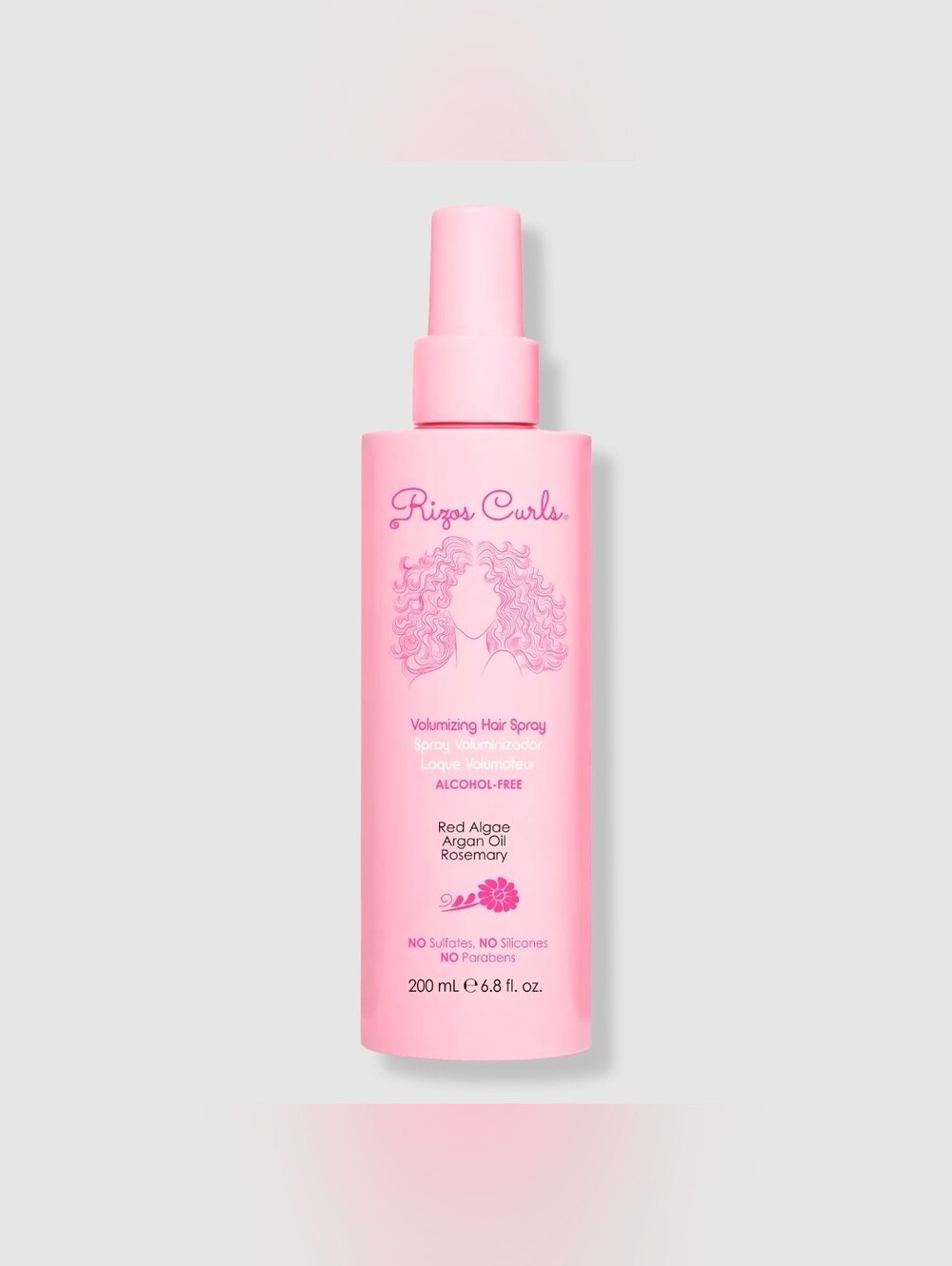 NEW Rizo Curls Volumizing Hair Spray 6.8 fl oz curly hair subtle sweet scent